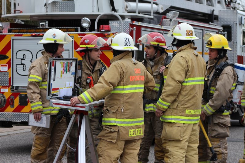 Les pompiers ont réussi à limiter les dégâts à la cuisine.