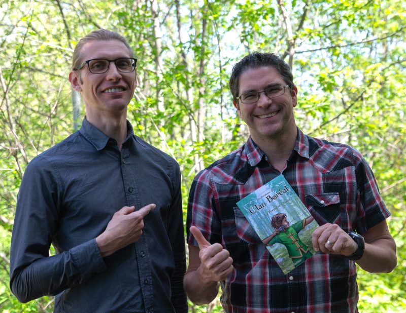 Le tome 1 des Aventures du Clan Boréal est en vente sur la plateforme Amazon depuis avril. Le premier d'une longue série, promet Markus Gauthier!
Photo: Stéphane Desmeules