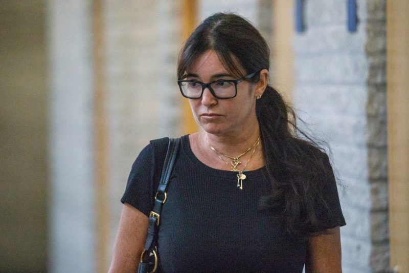 Sophie Jolicoeur au palais de justice de Longueuil
Photo: Denis Germain
