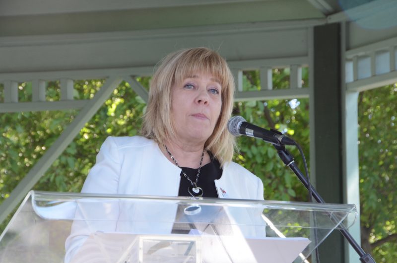 Hélène Roberge, présidente de la Commission scolaire des Patriotes. Photo: Karine Guillet