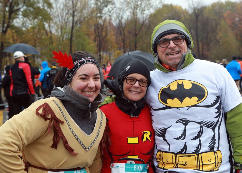 Le duo dynamique de Batman et Robin a été de la partie. Photo: Robert Gosselin