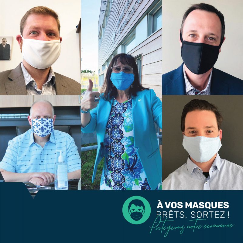 Sur la photo montage : Le député Pierre-Boucher – Les Patriotes – Verchères Xavier Barsalou-Duva, la mairesse de Beloeil Diane Lavoie, le député de Chambly Jean-François Roberge, le député Montarville Stéphane Bergeron et le député de Borduas Simon Jolin-Barrette.
Photo gracieuseté