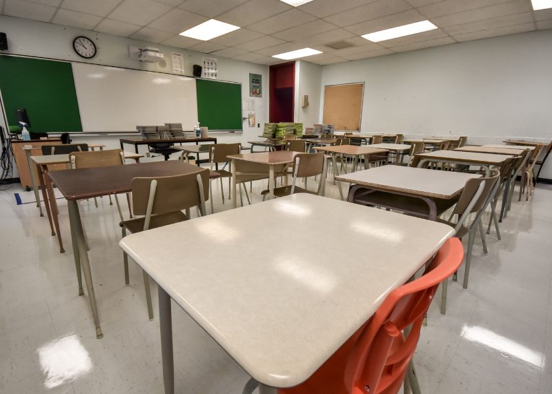 L'école se fera à distance mercredi.